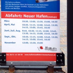 Hafenrundfahrt Harufa MaritimeTourismus - Häufige Fahrten - Sehr unfreundliches Personal auf meiner Tour...