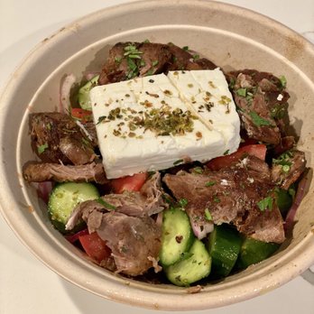 Ela Greek Eats - Traditional Greek Salad with Lamb - Greek Near Me - Venice, California Ela Greek Eats - Traditional Greek Salad with Lamb - Greek Near Me - Venice, California
