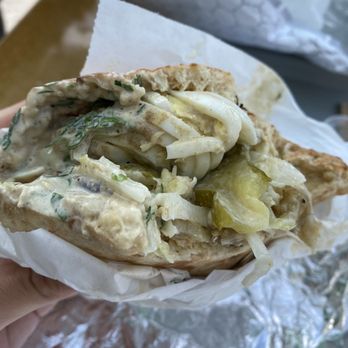 Falafel Place - Eggplant Sandwich ($10) - Falafel Near Me - Yonkers, New York Falafel Place - Eggplant Sandwich ($10) - Falafel Near Me - Yonkers, New York