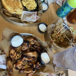 Seasonal Wings Pork Sandwich