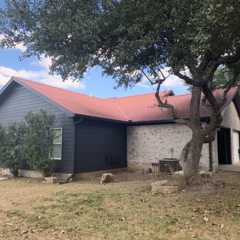 Quality Choice Painting - After siding and stucco work, before roof painting - Painters Near Me