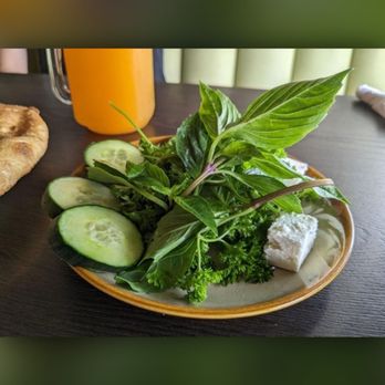 Arash Persian Grill - The bread and herbs they serve you are amazing - Persian/Iranian Near Me - Richardson, Texas