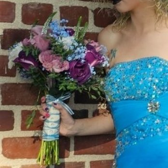 Luxury Rose - Bouquet: deep plum, mauve with greenery and hints of blue and white - Florists Near Me - Whittier, California Luxury Rose - Bouquet: deep plum, mauve with greenery and hints of blue and white - Florists Near Me - Whittier, California