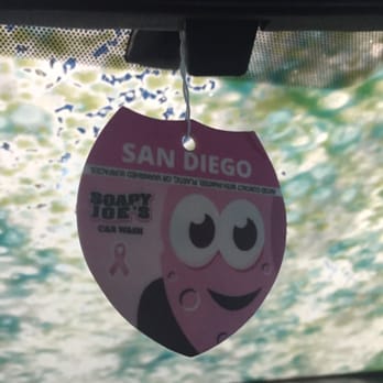 Soapy Joe's - It is Breast Cancer Awareness month. Here is this month's air freshener. - Car Wash Near Me - San Marcos, California Soapy Joe's - It is Breast Cancer Awareness month. Here is this month's air freshener. - Car Wash Near Me - San Marcos, California