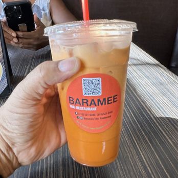 Baramee Thai Restaurant - Medium Thai Iced Tea - Thai Near Me - San Pedro, California Baramee Thai Restaurant - Medium Thai Iced Tea - Thai Near Me - San Pedro, California