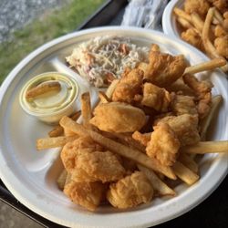 The White Cottage Snack Bar - Scallop Platter