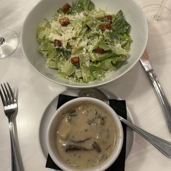Verbena - Caesar salad and mushroom soup Both great! - New American Near Me - Prairie Village, Kansas Verbena - Caesar salad and mushroom soup Both great! - New American Near Me - Prairie Village, Kansas