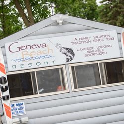 Geneva Beach Resort & Marina - Guests appreciate the fish cleaning house right off the dock.