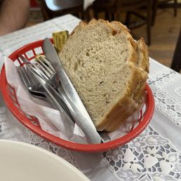 Complimentary bread Complimentary bread