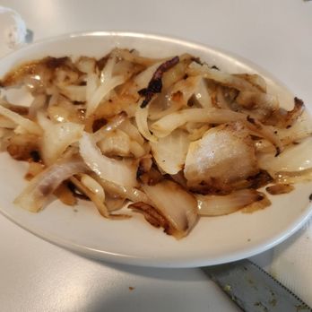 The Pan - Grilled onions for sandwich - Pizza Near Me - Long Beach, California The Pan - Grilled onions for sandwich - Pizza Near Me - Long Beach, California