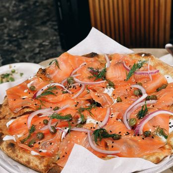 Great White Melrose - Smoked Salmon Pizza - Salad Near Me - West Hollywood, California Great White Melrose - Smoked Salmon Pizza - Salad Near Me - West Hollywood, California