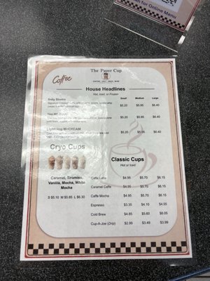 Menu photo 1 The Paper Bag Waldo, FL