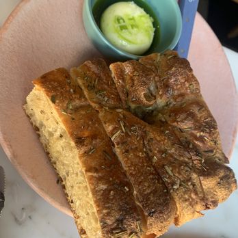 Lutèce - Sourdough focaccia & cultured butter - French Near Me - Washington, DC, District of Columbia Lutèce - Sourdough focaccia & cultured butter - French Near Me - Washington, DC, District of Columbia