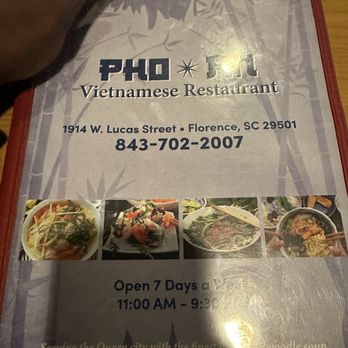 Pho An - Menu - Vietnamese Near Me - Florence, South Carolina Pho An - Menu - Vietnamese Near Me - Florence, South Carolina