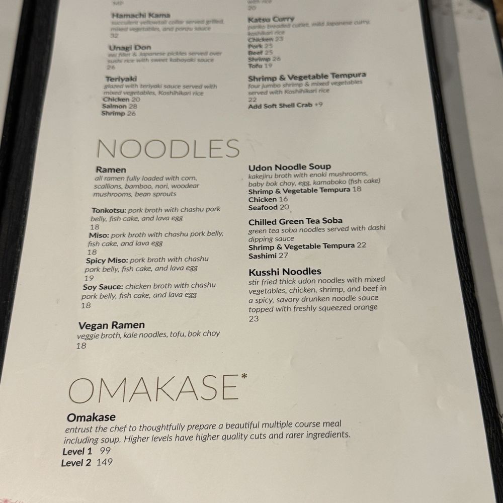 Kusshi - Menu - Sushi Bars Near Me - Arlington, Virginia Kusshi - Menu - Sushi Bars Near Me - Arlington, Virginia