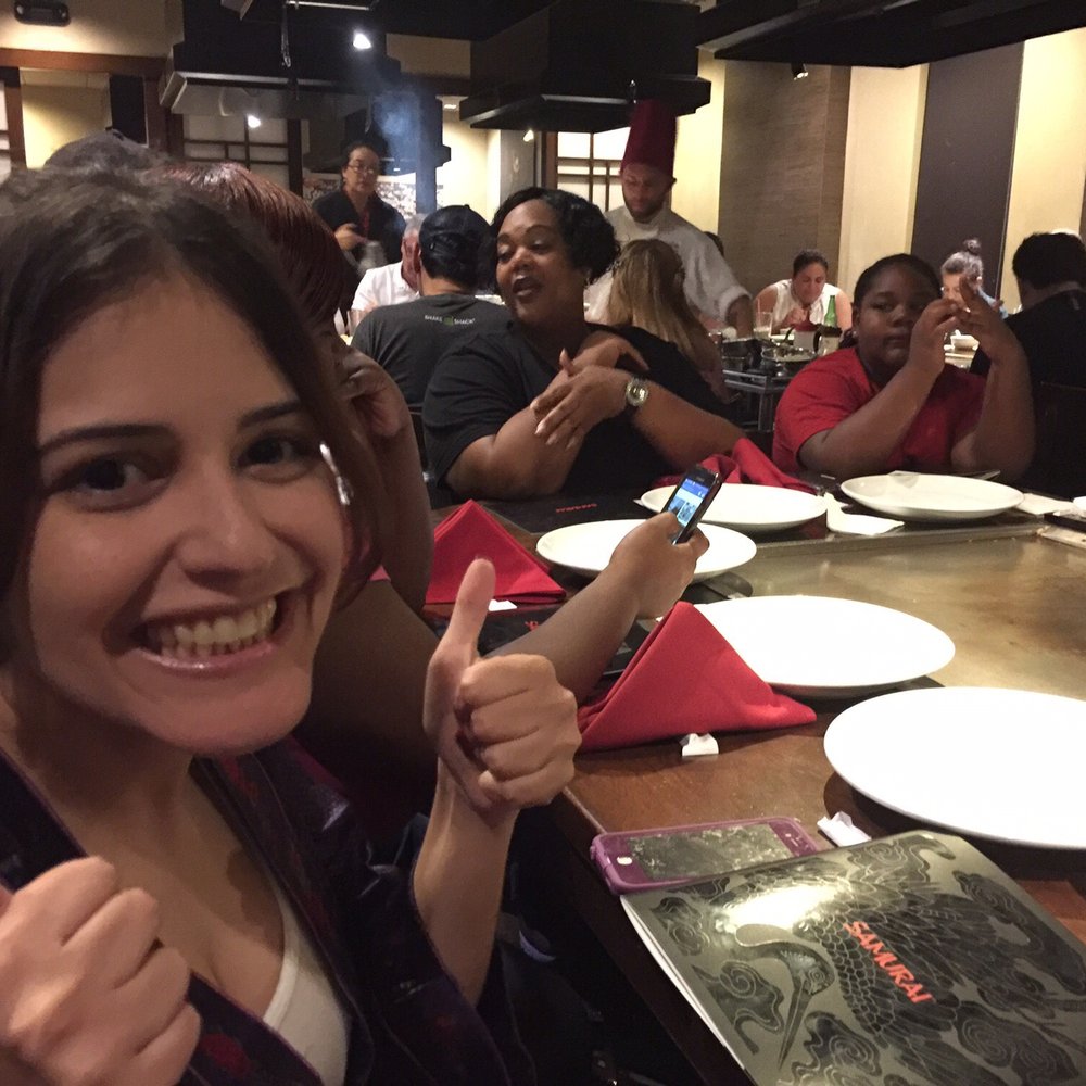 Samurai - Foquita is happy, waiting for her food. - Steakhouses Near Me - Miami, Florida Samurai - Foquita is happy, waiting for her food. - Steakhouses Near Me - Miami, Florida