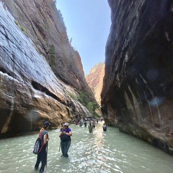 The Narrows - At The Narrows! Here the water was knee high. - Parks Near Me - Springdale, Utah