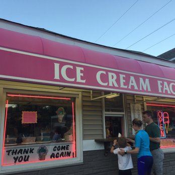Ice Cream Factory - people standing in front of the store - Ice Cream & Frozen Yogurt Near Me - Chadwicks, New York