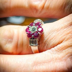 Classic Designs Jewelry - Custom ruby ring that was in pieces and not back together.