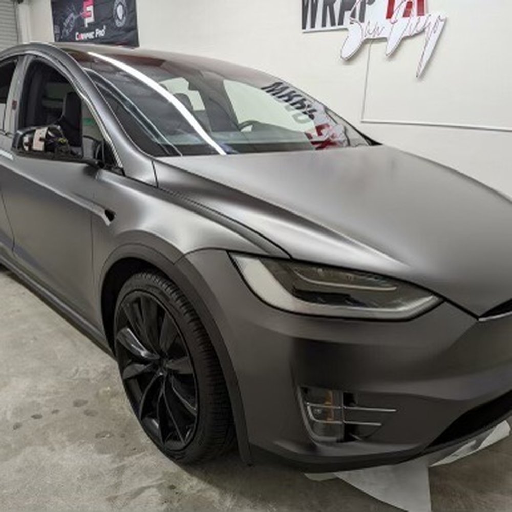 Wrap Fx - Tesla X progress - Vehicle Wraps Near Me - National City, California
