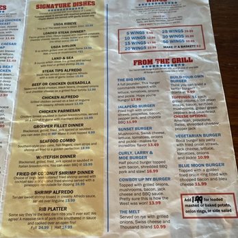 Keith's Oaks Bar & Grill - Menu - Seafood Near Me - Brandon, Florida