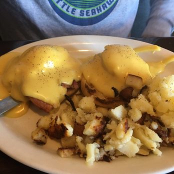 RJ's Cafe - Eggs Benedict. Sauce was thick and odd flavored. - Breakfast & Brunch Near Me - Dana Point, California RJ's Cafe - Eggs Benedict. Sauce was thick and odd flavored. - Breakfast & Brunch Near Me - Dana Point, California