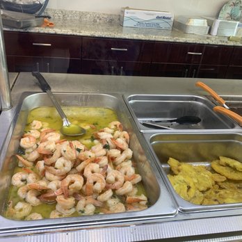 Caribbean Twist - Shrimp, sweet plantain, tostones - Spanish Near Me - Tampa, Florida