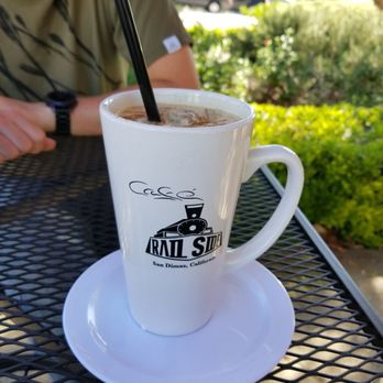 Rail Side Cafe - Delicious and creamy dirty chai - Coffee & Tea Near Me - San Dimas, California