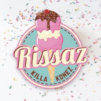 Rissaz Killa Konez - a pink ice cream cone with sprinkles - Ice Cream & Frozen Yogurt Near Me - Ewa Beach, Hawaii
