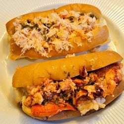 Angie’s Lobster - Warm snow crab and warm lobster rolls.