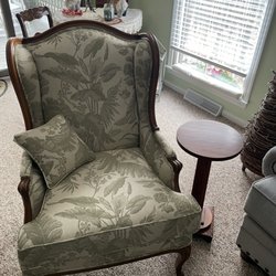 Antique Annie's - Reinoso Upholstery in Sharon did the redo!