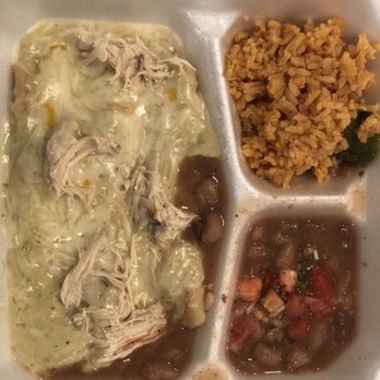 Lada Ladies - Chicken enchilada plate! - Food Trucks Near Me