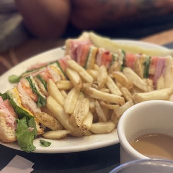 Rainbow Restaurant - a plate of french fries and a sandwich - American Near Me - Fayetteville, North Carolina Rainbow Restaurant - a plate of french fries and a sandwich - American Near Me - Fayetteville, North Carolina