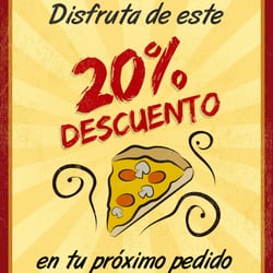 Pizza Pazza - Dí que has visto este anuncio en Yelp y te haremos este descuento en tu pedido por tf.