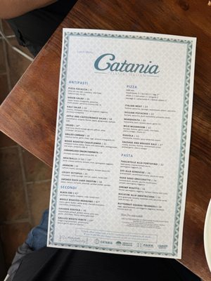 Menu photo 7 Catania San Diego, CA Menu photo 7 Catania San Diego, CA