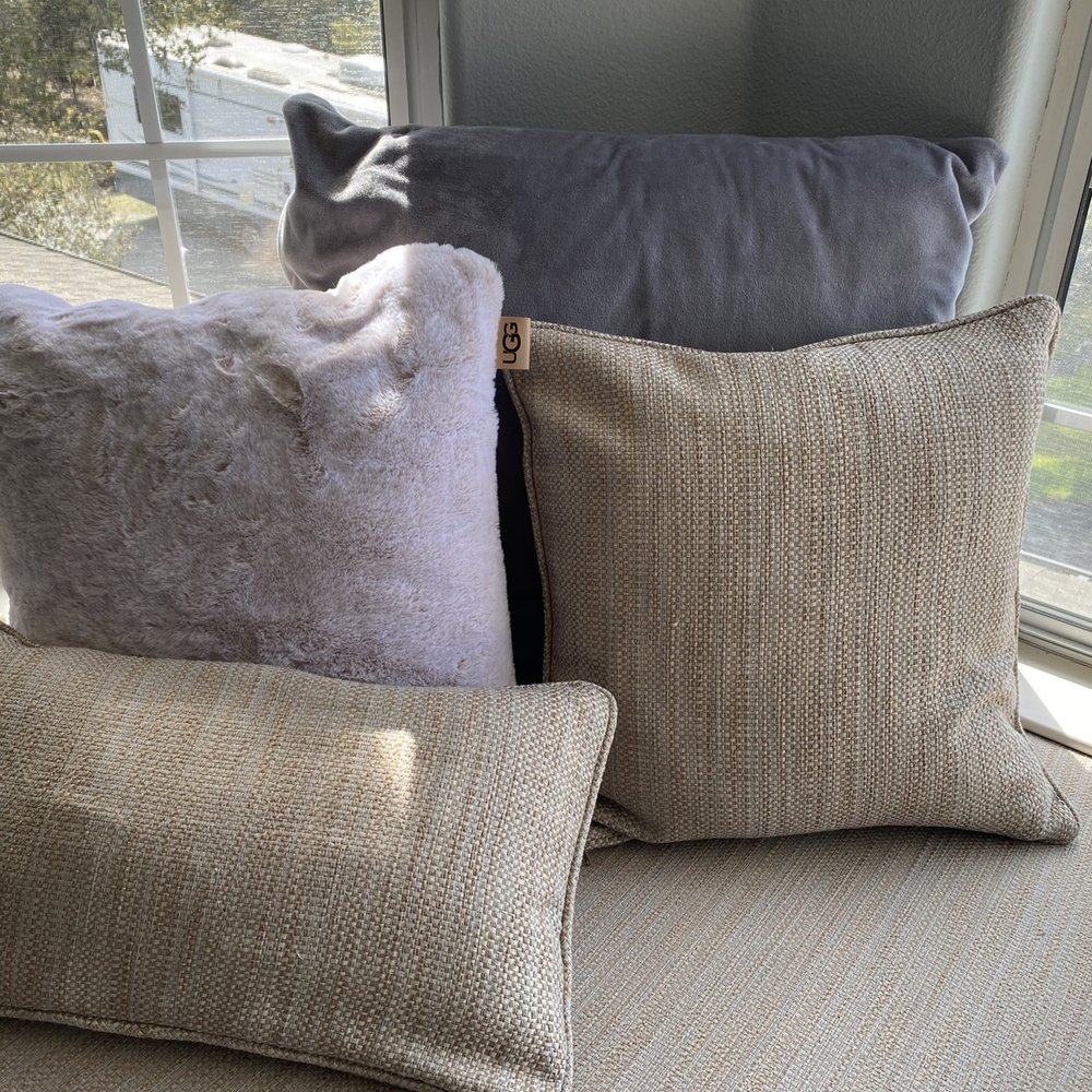 Arnold's Upholstery - Custom matching pillows. - Furniture Reupholstery Near Me - Salinas, California