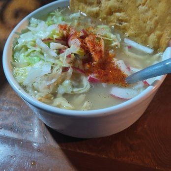 Pozolería Matamoros - Added the sides...they brought lettuce white was different from cabbage but not bad.. - Mexican Near Me - Puebla, PUE