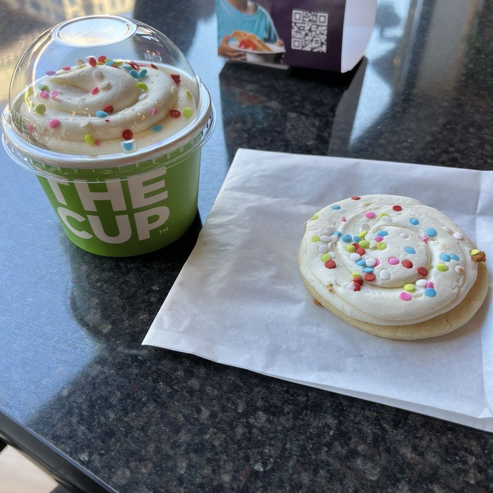 The Cup - Frosted Sugar Cookie and vanilla cupcake - Desserts Near Me - Saint Louis, Missouri The Cup - Frosted Sugar Cookie and vanilla cupcake - Desserts Near Me - Saint Louis, Missouri