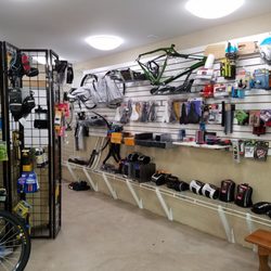 Start Line Services - Interior of bike repair shop