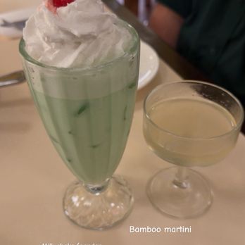 Agnes and Sherman - Milk shake and bamboo martini - Diners Near Me - Houston, Texas