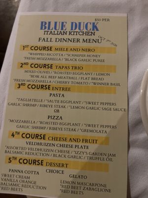 Menu photo 2 Blue Duck Italian Kitchen Cisco, TX