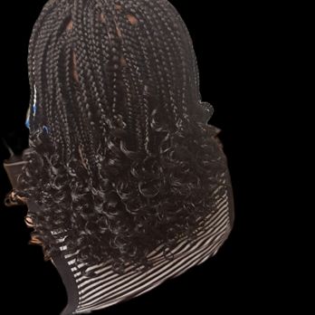 Zoe Hair Braiding - Curly Box Braids shoulder length. - Hair Stylists Near Me - Garland, Texas Zoe Hair Braiding - Curly Box Braids shoulder length. - Hair Stylists Near Me - Garland, Texas