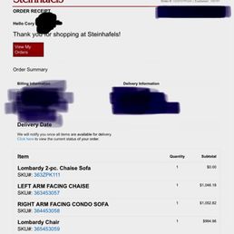 Receipt for purchase made online as promised thanks to smug Mary. You all won't have jobs if your online prices are the same. Receipt for purchase made online as promised thanks to smug Mary. You all won't have jobs if your online prices are the same.