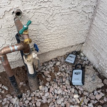 A Plus Plumbing - They took my lockbox off and didn't put them back on, just threw them to the side! - Plumbing Near Me - Chandler, Arizona A Plus Plumbing - They took my lockbox off and didn't put them back on, just threw them to the side! - Plumbing Near Me - Chandler, Arizona