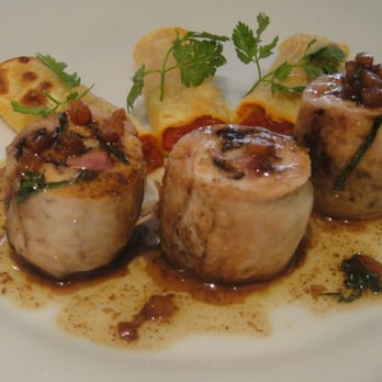 Le Gourmet de Sèze - rabbit with black olive tapenade & tomato and parmesan cannelloni. - French Near Me - Lyon, 69