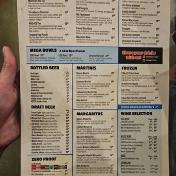 Fire Ice - Menu side 2 - Buffets Near Me - South Lake Tahoe, California Fire Ice - Menu side 2 - Buffets Near Me - South Lake Tahoe, California