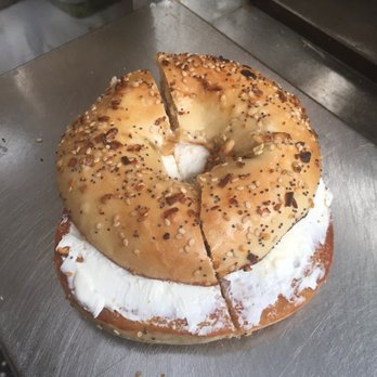 Jc's Sidewalk Cafe - Everything bagel w butter & cream cheese toasted .. - Food Trucks Near Me - New York, New York Jc's Sidewalk Cafe - Everything bagel w butter & cream cheese toasted .. - Food Trucks Near Me - New York, New York