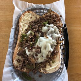 Philly cheese Philly Steak Deluxe w/provolone