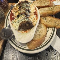Meatballs with mozzarella