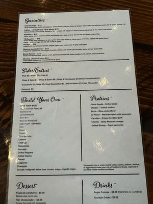 Menu photo 1 The Taco Shop Franklin, TN